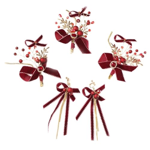 CRILSTYLEO Elegantes Haarnadel- Und Ohrring-set – Schleifendesign Für Damen – Haarspangen-set Für Besondere Anlässe Und Den Alltag CRILSTYLEO Elegantes Haarnadel- Und Ohrring-set – Schleifendesign Für Damen – Haarspangen-set Für Besondere Anlässe Und Den Alltag von CRILSTYLEO