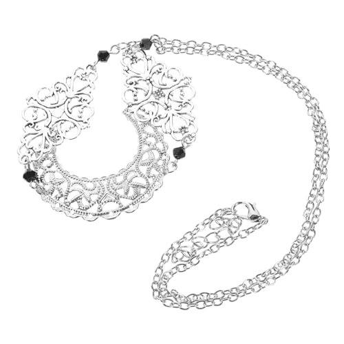 CRILSTYLEO Kette Für Damen Vintage-schmuck Mond-kopfbedeckung Mit Strasssteinen Für Hochzeit Und Geburtstagsparty CRILSTYLEO Kette Für Damen Vintage-schmuck Mond-kopfbedeckung Mit Strasssteinen Für Hochzeit Und Geburtstagsparty von CRILSTYLEO