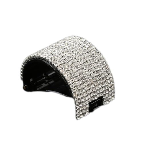 CRILSTYLEO Funkelnde Haarspange Mit Kristallen Pferdeschwanzhalter-clips Große Damen Haarspangen Haar Styling Tool Für Frauen Und Mädchen Größe L von CRILSTYLEO