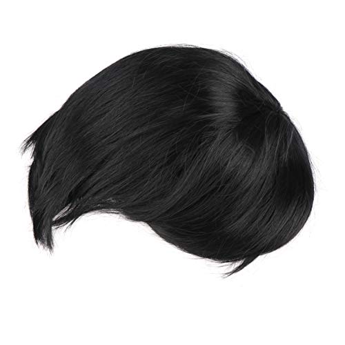 CRILSTYLEO Herrenperücke Kurze Glatte Perücke Für Männer Cosplay-perücken Für Männer Cosplay-perücke Natürliches Schwarz Stilvolle Performance-perücke CRILSTYLEO Herrenperücke Kurze Glatte Perücke Für Männer Cosplay-perücken Für Männer Cosplay-perücke Natürliches Schwarz Stilvolle Performance-perücke von CRILSTYLEO