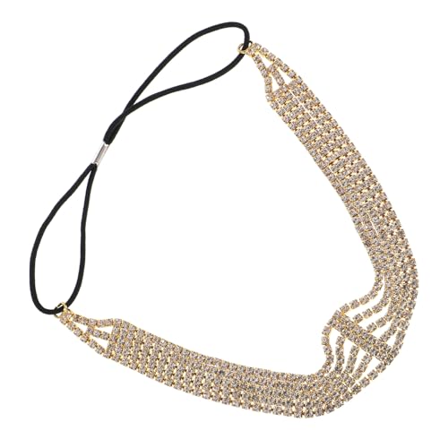 CRILSTYLEO Mode Kette Strass Hochzeit Kopfbedeckung Braut Haar Kette Frauen Haar Band Kopfschmuck CRILSTYLEO Mode Kette Strass Hochzeit Kopfbedeckung Braut Haar Kette Frauen Haar Band Kopfschmuck von CRILSTYLEO