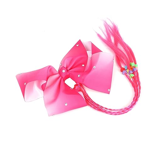 CRILSTYLEO Haarband Haarseil Mit Schleife Regenbogen-farben Falscher Zopf Bunte Kopfbedeckung Für Kinder Haaraccessoire Zum Stylen CRILSTYLEO Haarband Haarseil Mit Schleife Regenbogen-farben Falscher Zopf Bunte Kopfbedeckung Für Kinder Haaraccessoire Zum Stylen von CRILSTYLEO