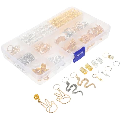 CRILSTYLEO Haarflechtmanschetten-set – 173-teiliges Zopf-haar-charms Schmuckperlen Für Zöpfe Haarschmuck Für Frauen CRILSTYLEO Haarflechtmanschetten-set – 173-teiliges Zopf-haar-charms Schmuckperlen Für Zöpfe Haarschmuck Für Frauen von CRILSTYLEO