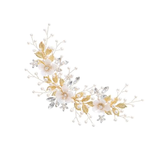 CRILSTYLEO Haarkamm Für Die Braut Zur Hochzeit Blumen-haarkamm Modischer Kopfschmuck Für Die Hochzeit Für Mädchen von CRILSTYLEO