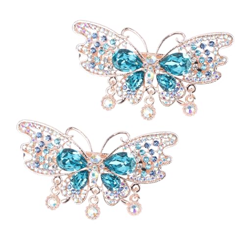 CRILSTYLEO Schmetterling Haarschmuck Für Damen Frühlingshaarspange Mit Pferdeschwanzhalter Automatische Haarklammern CRILSTYLEO Schmetterling Haarschmuck Für Damen Frühlingshaarspange Mit Pferdeschwanzhalter Automatische Haarklammern von CRILSTYLEO