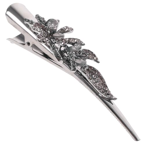 CRILSTYLEO Retro Rhinestone Duckbill Haarspange Für Mädchen Glitzernde Haarklammer Für Stilvolle Frisuren Geeignet Für Partys Und Besondere Anlässe Für Dickes Und Dünnes Haar von CRILSTYLEO