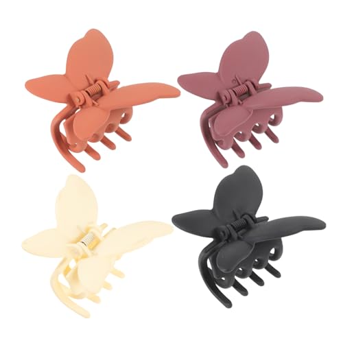 CRILSTYLEO 4-teilige Haarklammern Mit Schmetterlingsmotiv Haar-accessoires Für Damen Und Mädchen CRILSTYLEO 4-teilige Haarklammern Mit Schmetterlingsmotiv Haar-accessoires Für Damen Und Mädchen von CRILSTYLEO