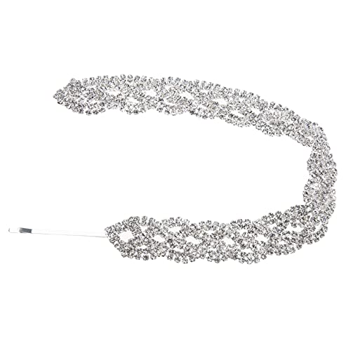 CRILSTYLEO Design Damen Haarspange Kristall Zopf Stirnband Für Partys Hochzeiten von CRILSTYLEO