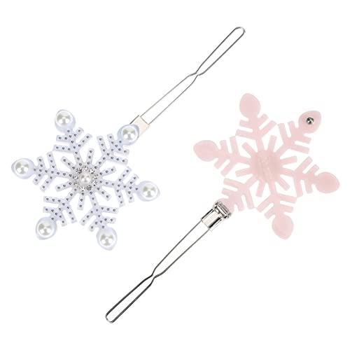 CRILSTYLEO 2 Stück Haarnadeln Mit Strass-schneeflocken Für Mädchen Geometrische Haarspangen Für Mädchen Modischer Haarschmuck CRILSTYLEO 2 Stück Haarnadeln Mit Strass-schneeflocken Für Mädchen Geometrische Haarspangen Für Mädchen Modischer Haarschmuck von CRILSTYLEO