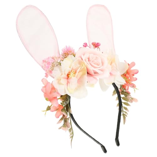 CRILSTYLEO Ohr Stirnband Blumen Weichen Stoff Mädchen Haar Zubehör Stilvolle Party von CRILSTYLEO