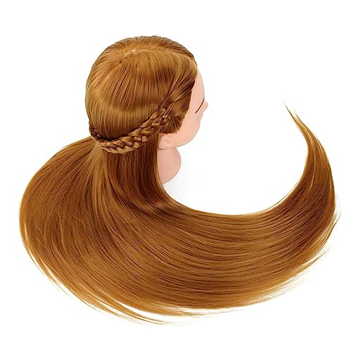 CRILSTYLEO Kopfmodell mit geflochtenem Haar Puppenkopf Babypuppe mit Haaranzeigekopf kinder frisierkopf friseurkopf Kopfpuppe stylen Haarfriseurausrüstung Hochtemperaturdraht Golden CRILSTYLEO Kopfmodell mit geflochtenem Haar Puppenkopf Babypuppe mit Haaranzeigekopf kinder frisierkopf friseurkopf Kopfpuppe stylen Haarfriseurausrüstung Hochtemperaturdraht Golden von CRILSTYLEO