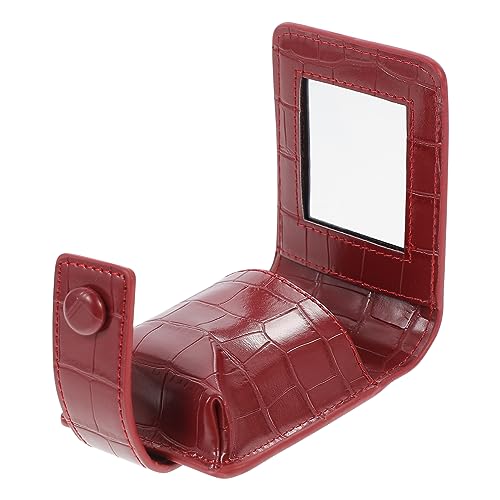 CRILSTYLEO Kosmetiktasche Aus Tragbare Lippenstift-Halterung Make-up Organizer Mit Spiegel Rote Alligator- Für Reisen Und Verarbeitet Und Leicht Zu Reinigen CRILSTYLEO Kosmetiktasche Aus Tragbare Lippenstift-Halterung Make-up Organizer Mit Spiegel Rote Alligator- Für Reisen Und Verarbeitet Und Leicht Zu Reinigen von CRILSTYLEO