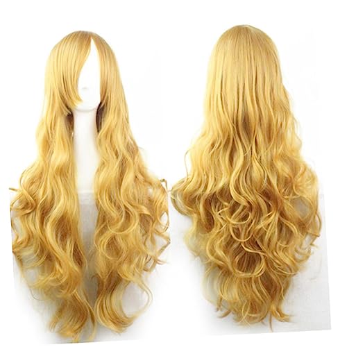 CRILSTYLEO Lange Gewellte Perücke 80 Cm Für Damen Cosplay Haarverlängerung Mit Naturgetreu CRILSTYLEO Lange Gewellte Perücke 80 Cm Für Damen Cosplay Haarverlängerung Mit Naturgetreu von CRILSTYLEO