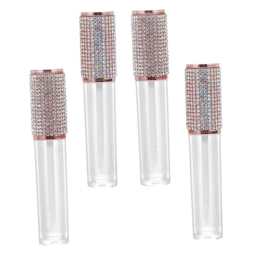 CRILSTYLEO Leere Lipgloss-Tuben Großpackung mit Strass-Patch-Lipgloss-Flaschen zum Nachfüllen CRILSTYLEO Leere Lipgloss-Tuben Großpackung mit Strass-Patch-Lipgloss-Flaschen zum Nachfüllen von CRILSTYLEO