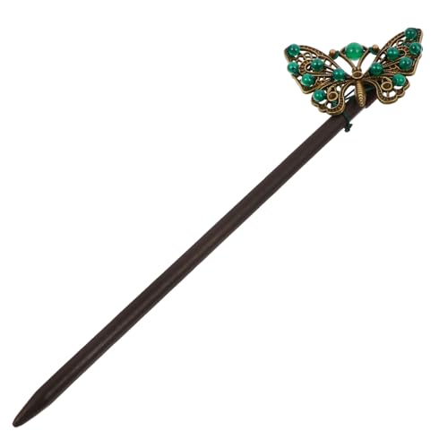 CRILSTYLEO Vintage Haarschmuck Für Frauen Elegante Holzhaarstäbchen Mit Retro-design Und Charmanten Quasten Als Hochzeitsaccessoire Oder Für Liebste von CRILSTYLEO