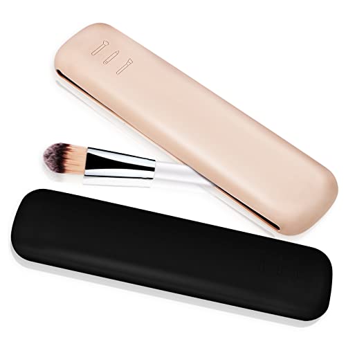 CRILSTYLEO 2stücke Silikon Kosmetik Pinselhalter Reisetasche Für Make-up Werkzeuge Organizer Für Schminkpinsel Tragbare Aufbewahrungstasche Für Kosmetische Utensilien von CRILSTYLEO