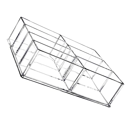 CRILSTYLEO 1stück Transparente Acryl Schmuckaufbewahrungsbox Mit Fächern Kosmetik Organizer Für Make-up Und Zubehör Leicht Zu Reinigen Und Platzsparend Für Ordentliches Schlafzimmer von CRILSTYLEO