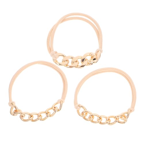 CRILSTYLEO Multifunktions-haargummi-kette Haargummi Pferdeschwanzhalter Elastische Haarbänder Für Frauen Und Mädchen Gold CRILSTYLEO Multifunktions-haargummi-kette Haargummi Pferdeschwanzhalter Elastische Haarbänder Für Frauen Und Mädchen Gold von CRILSTYLEO