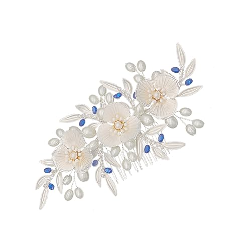 CRILSTYLEO Perlen Haarschmuck Mit Blumen Modischer Kopfschmuck Für Damen Brautkopfschmuck Für Hochzeit Passend Zu Jedem Anlass CRILSTYLEO Perlen Haarschmuck Mit Blumen Modischer Kopfschmuck Für Damen Brautkopfschmuck Für Hochzeit Passend Zu Jedem Anlass von CRILSTYLEO