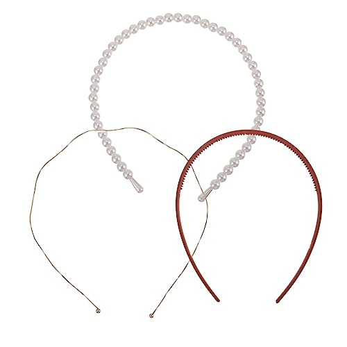 CRILSTYLEO Perlen-stirnband Für Mädchen Kunstperlen-haarband Hochzeits-kopfschmuck Perlen-kopfbedeckung Perlenhaar CRILSTYLEO Perlen-stirnband Für Mädchen Kunstperlen-haarband Hochzeits-kopfschmuck Perlen-kopfbedeckung Perlenhaar von CRILSTYLEO