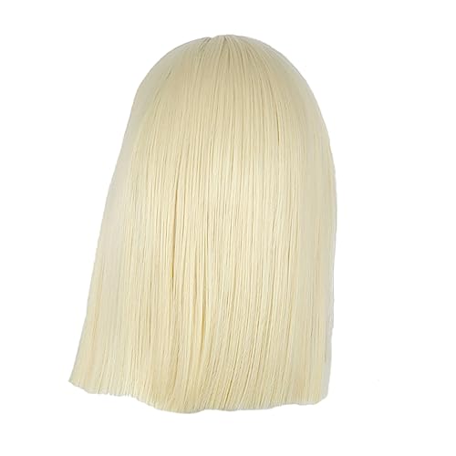 CRILSTYLEO Perücke Kopfbedeckung Toupet Für Frauen Perücken Menschliches Haar Frauenhaarperücke Spitze Frontal Kurze Lace-front-perücken Gerade Lace-front-perücke Hochtemperaturdraht von CRILSTYLEO