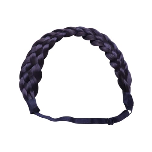 CRILSTYLEO Perückenzöpfe Hochtemperatur-drahtperücke Modische Haarzöpfe Klassische Geflochtene Haarteile Damenkopfschmuck Flexibles Design von CRILSTYLEO