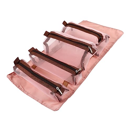 CRILSTYLEO Roll-up-Kosmetiktasche Reise-Organizer Entfernbare Aufbewahrungstasche Kosmetikbehälter Netzbeutel Zum Organisieren CRILSTYLEO Roll-up-Kosmetiktasche Reise-Organizer Entfernbare Aufbewahrungstasche Kosmetikbehälter Netzbeutel Zum Organisieren von CRILSTYLEO