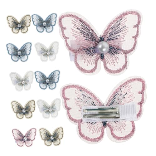 CRILSTYLEO 12 Stück Vintage-haarspangen Mit Schmetterlingsmotiv Damen-haarschmuck von CRILSTYLEO