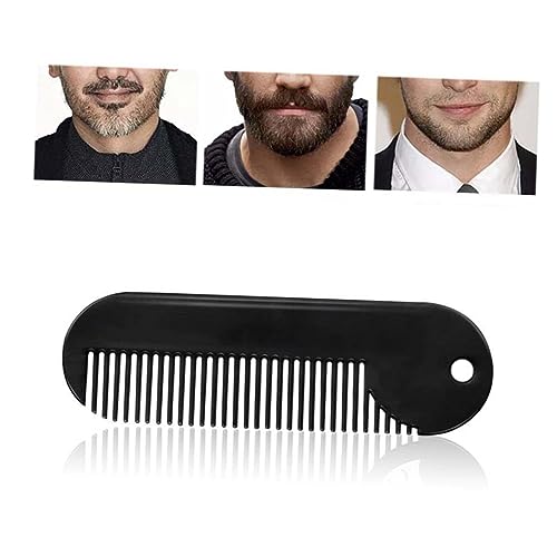 CRILSTYLEO Klappbarer Bartkamm Aus Zinklegierung Robuster Stylingkamm Tragbares Haar-accessoire Für Männer Bart-zubehör Zum Kämmen Und Stylen von CRILSTYLEO