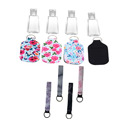 CRILSTYLEO Schlüsselanhänger-set – 4-teiliger Neopren-schlüsselhalter Mit Leeren Flaschen 30-ml-reiseflaschen Ideal Für Rucksack Kinderwagen Fitnessstudio CRILSTYLEO Schlüsselanhänger-set – 4-teiliger Neopren-schlüsselhalter Mit Leeren Flaschen 30-ml-reiseflaschen Ideal Für Rucksack Kinderwagen Fitnessstudio von CRILSTYLEO