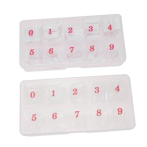 CRILSTYLEO Set Mit 500 Stück French-nagelspitzen Zum Aufdrücken Von Künstlichen Nägeln Aufklebern Für Frauen Und Mädchen CRILSTYLEO Set Mit 500 Stück French-nagelspitzen Zum Aufdrücken Von Künstlichen Nägeln Aufklebern Für Frauen Und Mädchen von CRILSTYLEO