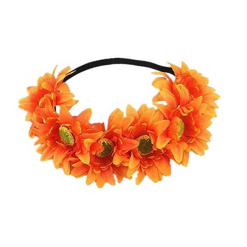 CRILSTYLEO Sonnenblumen-simulation Stirnband Blumen-kopfbedeckung Blumen-haarkranz Blumengirlande Blumen-stirnband Haarkranz Festival-haarband CRILSTYLEO Sonnenblumen-simulation Stirnband Blumen-kopfbedeckung Blumen-haarkranz Blumengirlande Blumen-stirnband Haarkranz Festival-haarband von CRILSTYLEO