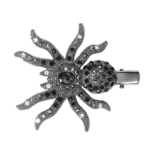 CRILSTYLEO Spinnen-haarspange Mit Strass-steinen Haarnadel Kopfschmuck Haar-accessoire Für Kinder Und Partys von CRILSTYLEO
