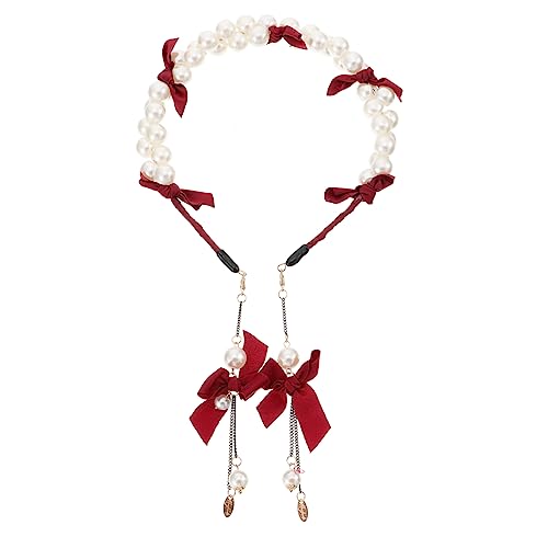 CRILSTYLEO Perlen-haarreif Damen Stirnband Kopfbedeckung Elegantes Haar-accessoire Für Hochzeit Anlässe von CRILSTYLEO