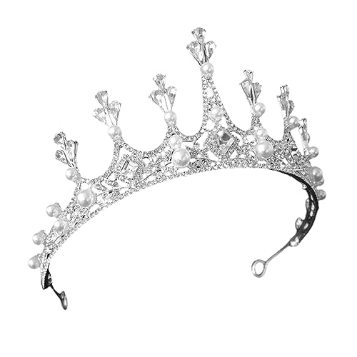 CRILSTYLEO Atemberaubendes Braut-kopfstück Krone Hochzeits-accessoire Für Frauen Strass-diademe von CRILSTYLEO