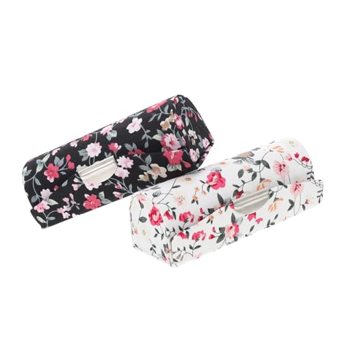 CRILSTYLEO Tragbarer Lippenstift-organizer – 2-teilige Make-up-aufbewahrungsbox Mit Spiegel Set Schlüsselanhängerhalter CRILSTYLEO Tragbarer Lippenstift-organizer – 2-teilige Make-up-aufbewahrungsbox Mit Spiegel Set Schlüsselanhängerhalter von CRILSTYLEO