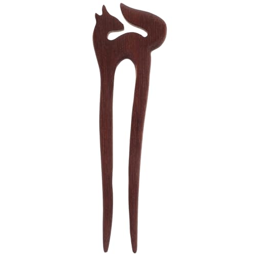 CRILSTYLEO Haarschmuck Für Damen Vintage-haar U-form Holz-haarstab Haargabel von CRILSTYLEO