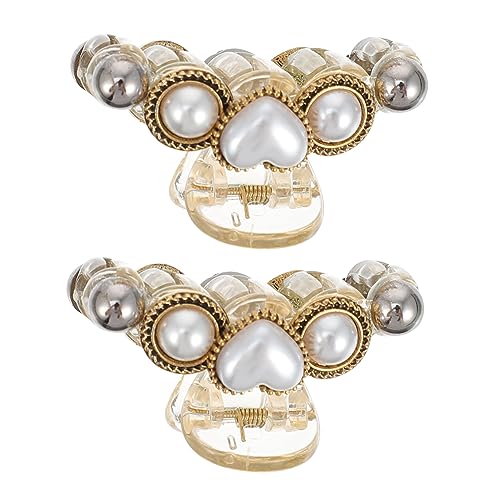 CRILSTYLEO Vintage Haarspangen 2er Set Haarnadel Haarspange Für Damen Herren Elegante Mode Haarschmuck von CRILSTYLEO