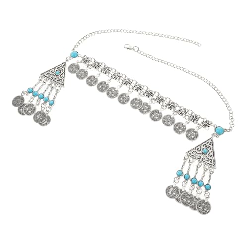 CRILSTYLEO Einzigartige Haarketten-accessoires Für Frauen Vintage-kopfbedeckung Mit Quasten Vintage-haarschmuck Mit Ketten Für Hochzeitsgäste CRILSTYLEO Einzigartige Haarketten-accessoires Für Frauen Vintage-kopfbedeckung Mit Quasten Vintage-haarschmuck Mit Ketten Für Hochzeitsgäste von CRILSTYLEO