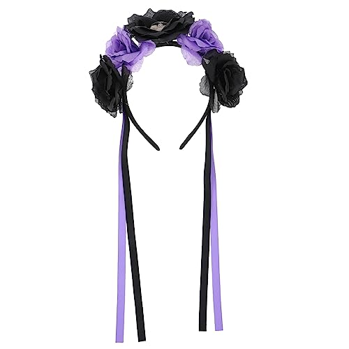 CRILSTYLEO -stirnband Mit Blumen Für Halloween Maske Party -kopfbedeckung Für Frauen Und Mädchen CRILSTYLEO -stirnband Mit Blumen Für Halloween Maske Party -kopfbedeckung Für Frauen Und Mädchen von CRILSTYLEO