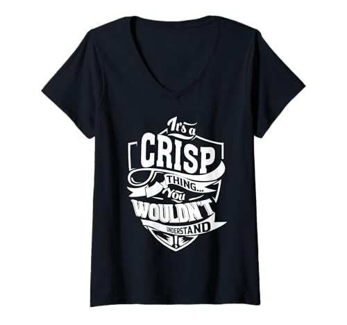 Damen It's a CRISP Thing Geschenke T-Shirt mit V-Ausschnitt Damen It's a CRISP Thing Geschenke T-Shirt mit V-Ausschnitt von CRISP FAMILY IDEA GIFTS