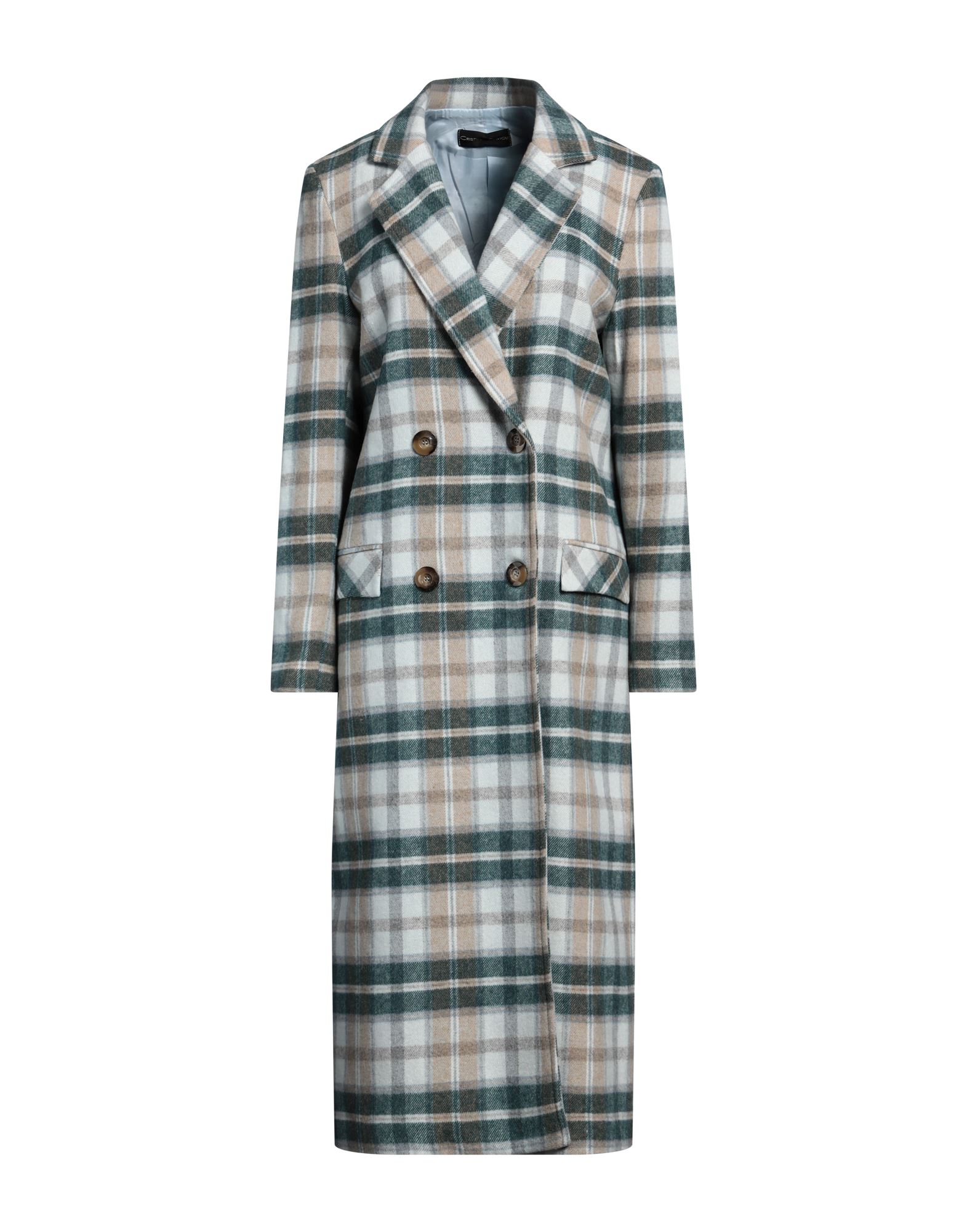 CRISTINA GAVIOLI Mantel Damen Grün von CRISTINA GAVIOLI