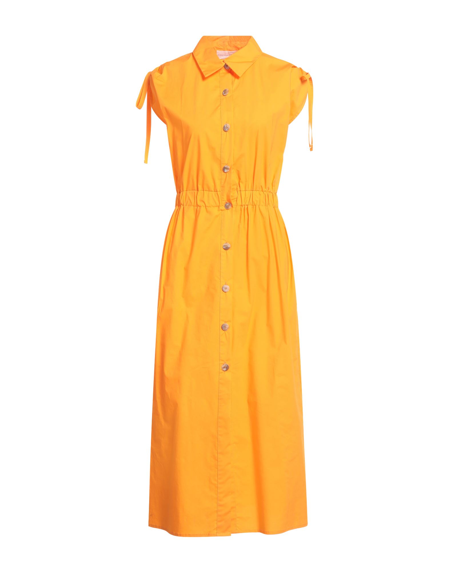 CRISTINA GAVIOLI Midi-kleid Damen Orange CRISTINA GAVIOLI Midi-kleid Damen Orange von CRISTINA GAVIOLI