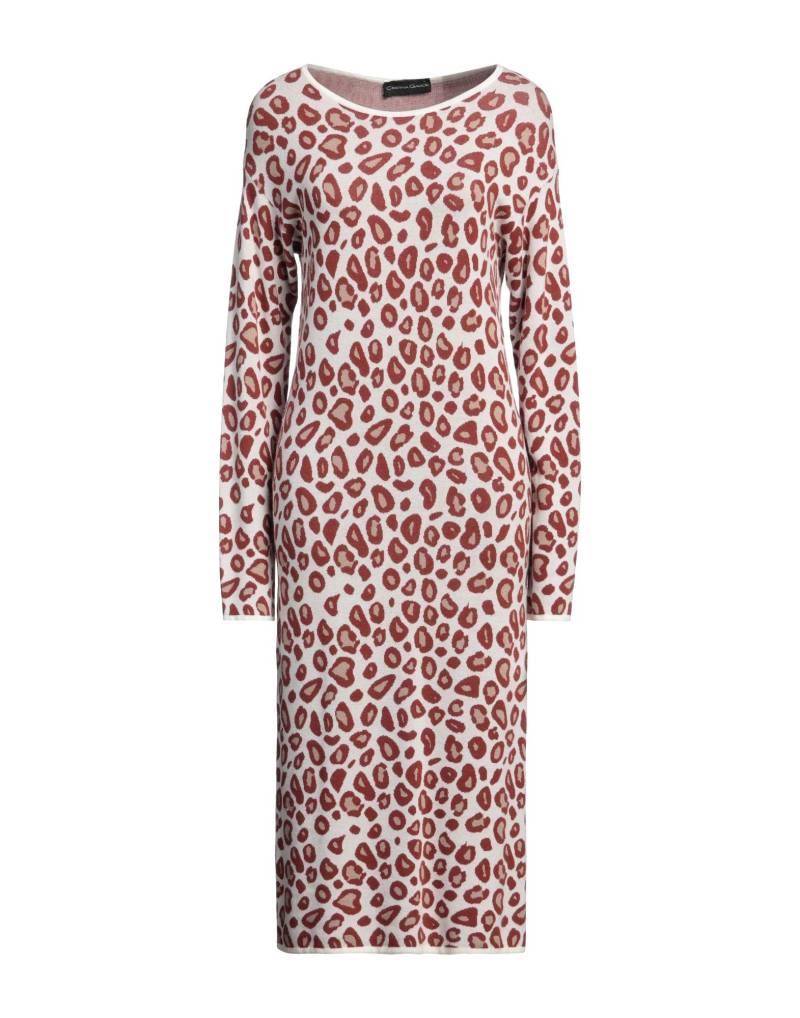 CRISTINA GAVIOLI Midi-kleid Damen Rostrot von CRISTINA GAVIOLI