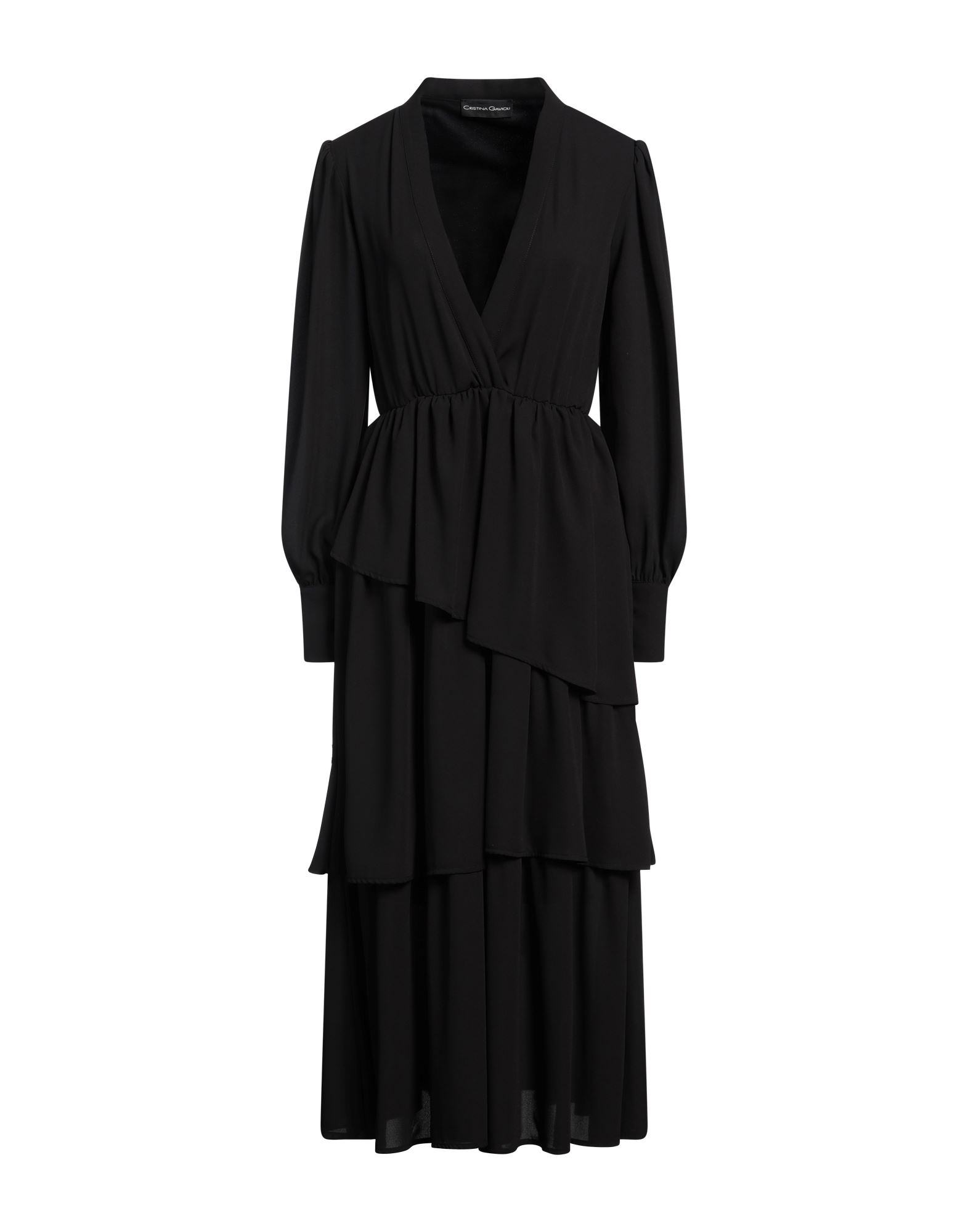 CRISTINA GAVIOLI Midi-kleid Damen Schwarz von CRISTINA GAVIOLI