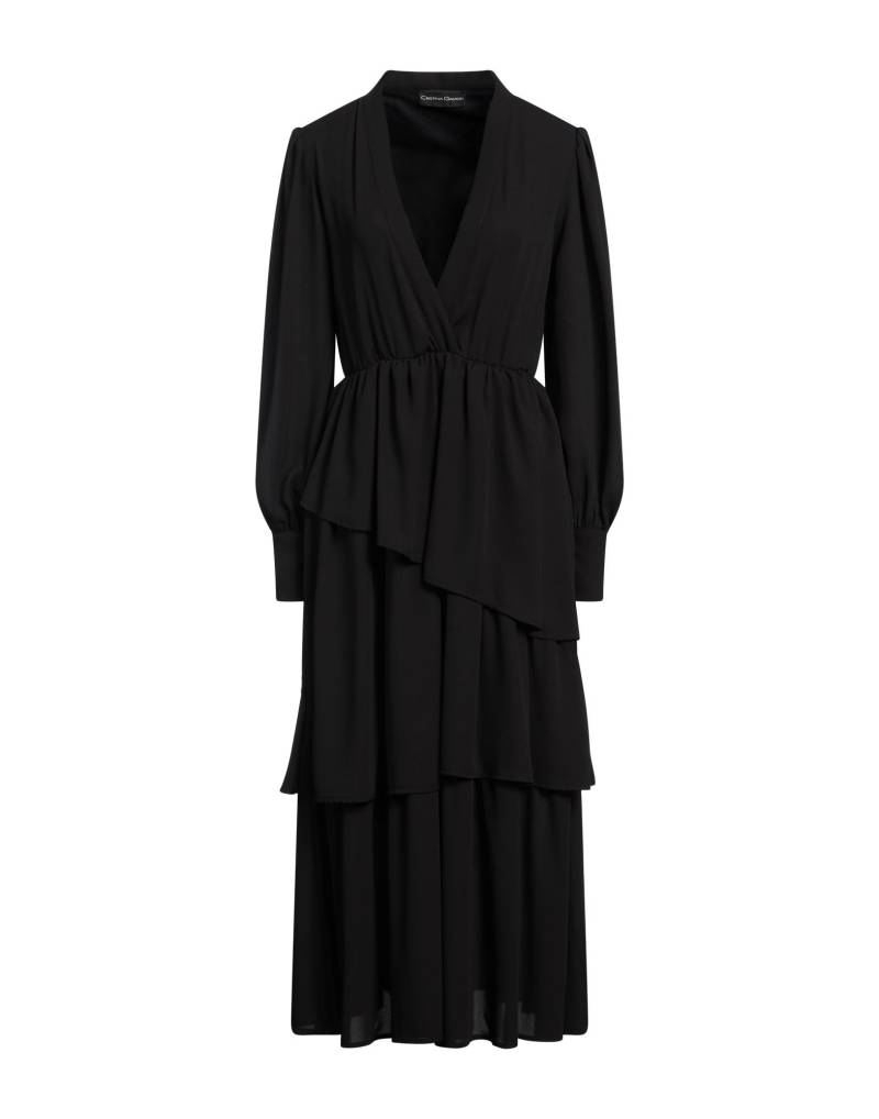 CRISTINA GAVIOLI Midi-kleid Damen Schwarz von CRISTINA GAVIOLI