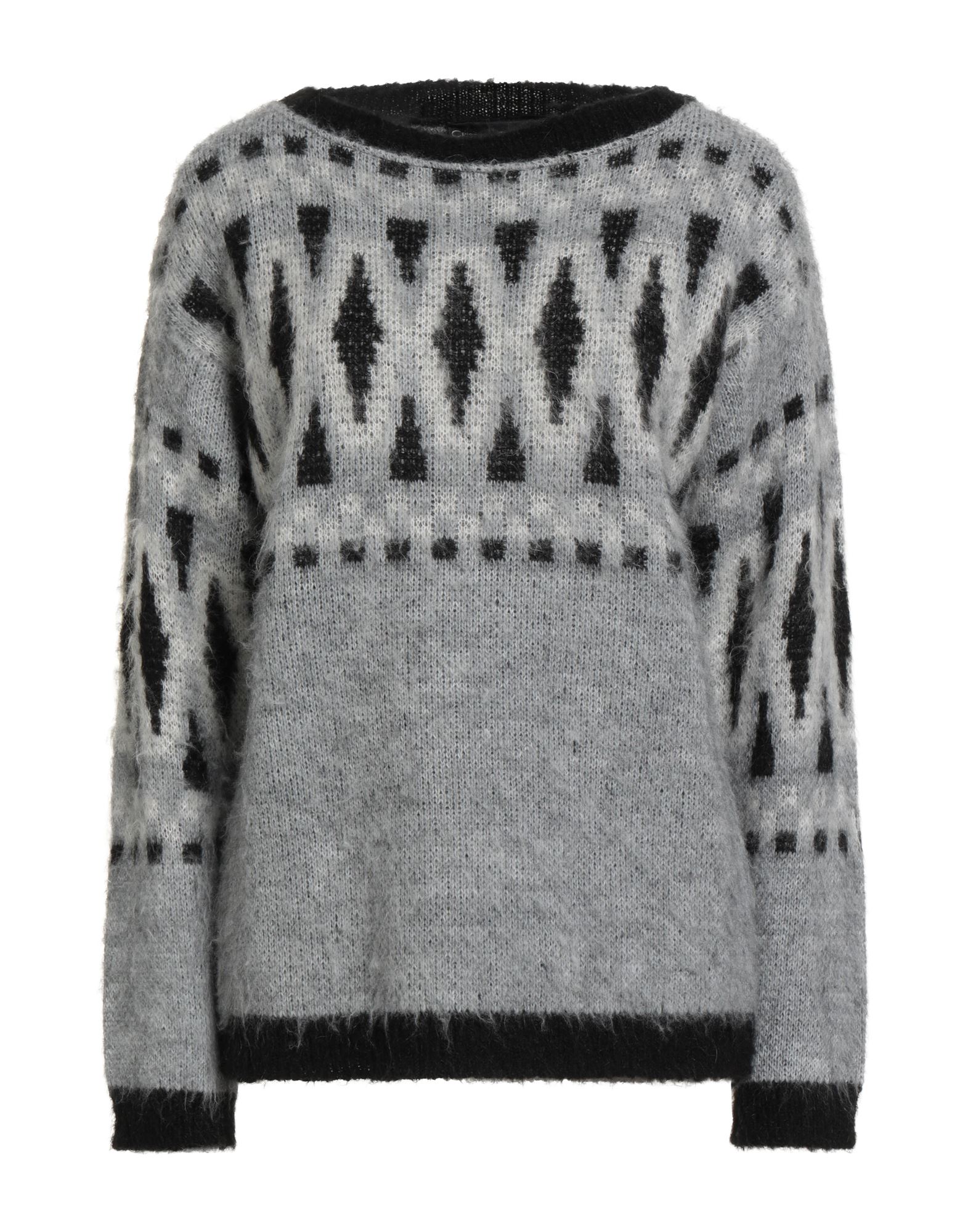 CRISTINA GAVIOLI Pullover Damen Grau von CRISTINA GAVIOLI