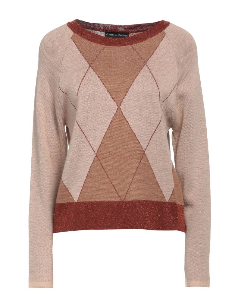 CRISTINA GAVIOLI Pullover Damen Hellbraun von CRISTINA GAVIOLI