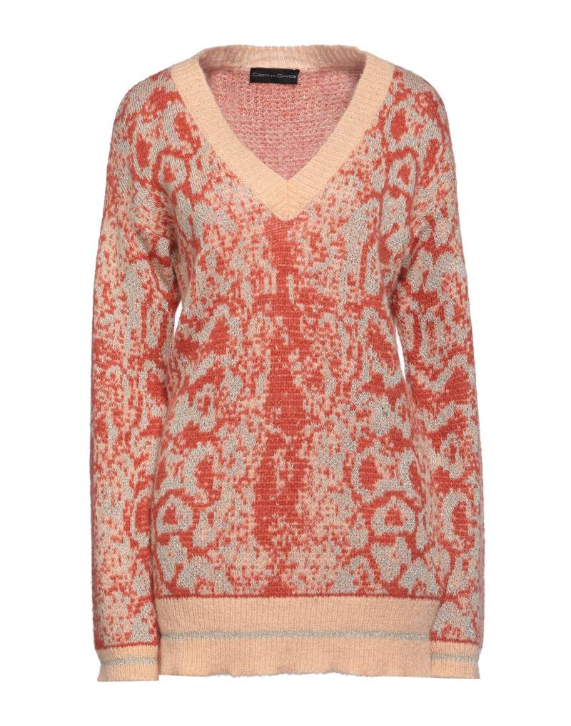 CRISTINA GAVIOLI Pullover Damen Orange von CRISTINA GAVIOLI