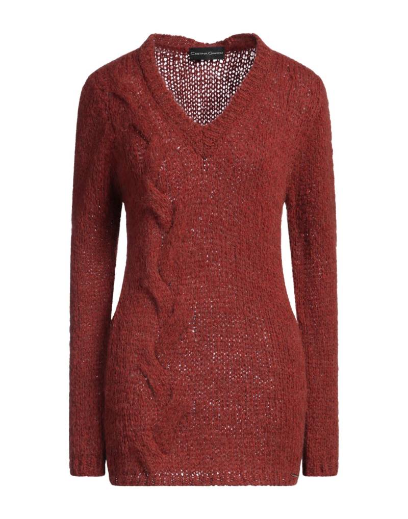CRISTINA GAVIOLI Pullover Damen Rostrot von CRISTINA GAVIOLI
